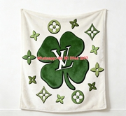 LV Clover Blanket Lucky Monogram Throw 160